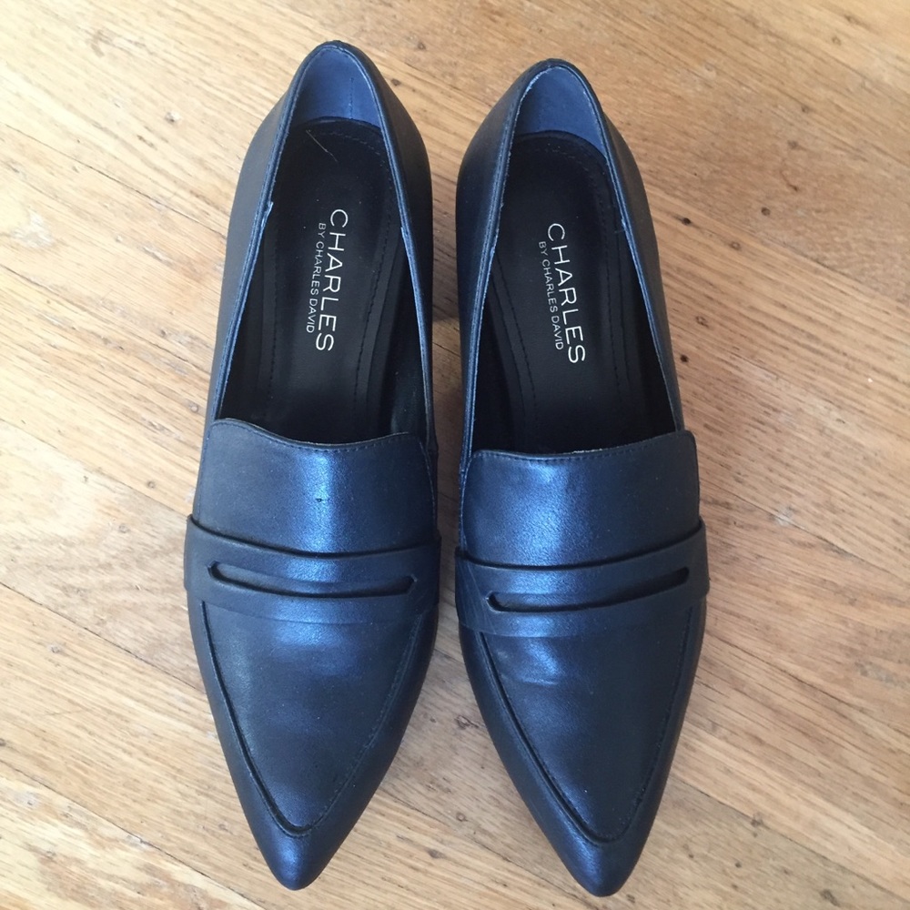 Charles By Charles David Pointed Block Heel Loafer - image 2